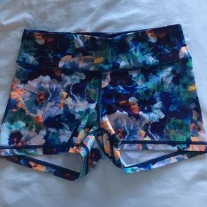 American Eagle Floral Tight-Fit Shorts